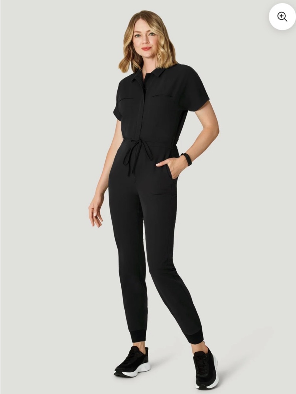 Scrub jumpsuit black size Large